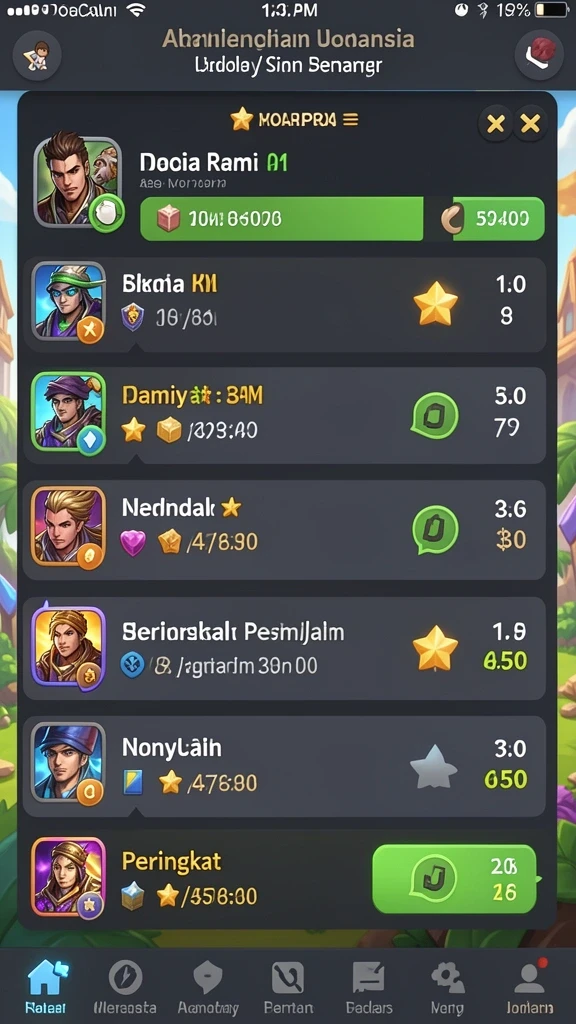 okgames - Tampilan antarmuka yang ramah pengguna.