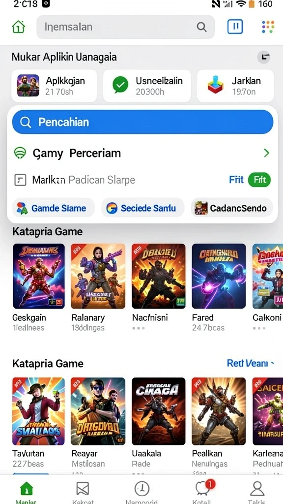 pakbostogel - Tampilan antarmuka PAKBOSTOGEL yang menarik dan modern.