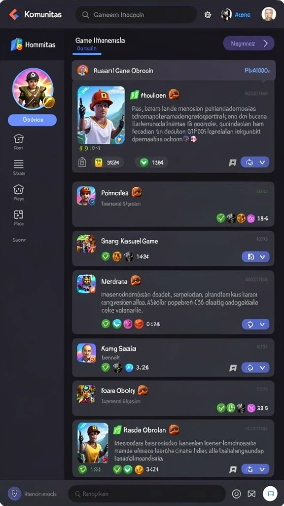 rsnvip6 - Leaderboard yang menunjukkan peringkat pemain.