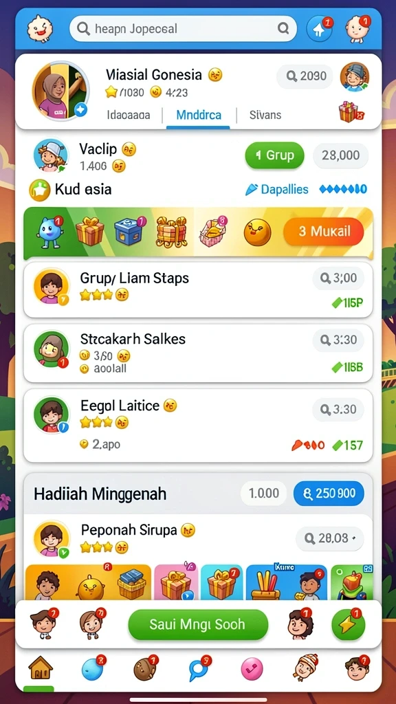 vespa69 - Screenshot menampilkan misi seru dalam game.